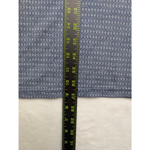 Tailorbyrd Collection Mens Golf Polo Shirt - Large Blue Diamond Pattern Casual - Picture 5 of 5